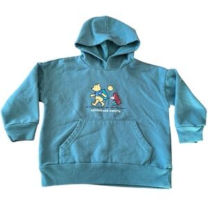 Life Is Good Kids’ Winnie The Pooh Piglet Adventure Awaits Hoodie Green Size 3T
